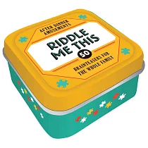 After Dinner Amusements： Riddle Me This： 50 Brainteasers for the Whole Family (Dinner Party Gifts， Games for Adults， Games for Dinner Parties)