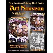 New Creations Coloring Book Series： Art Nouveau