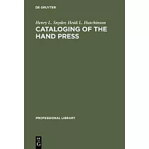 Cataloging of the Hand Press