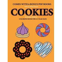 Coloring Book for 4─5 Year Olds (Cookies)