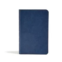 CSB Personal Size Bible， Navy Leathertouch