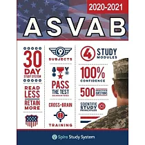 ASVAB Study Guide： Spire Study System & ASVAB Test Prep Guide with ASVAB Practice Test Review Questions for the Armed Services Vocational