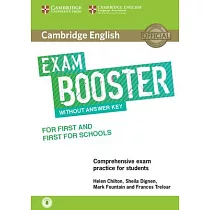 Cambridge English Exam Booster for First and First for Schools Without Answer Key with Audio： Comprehensive Exam Practice for Students