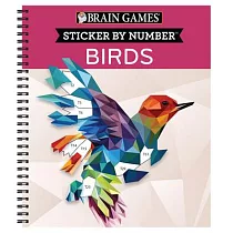 Brain Games ─ Sticker by Number： Birds (28 Images)