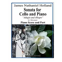 Sonata for Cello and Piano： Adagio and Allegro， Score and Part