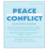 Pioneers in Peace Psychology： Doris K. Miller： A Special Issue of Peace and Conflict： Journal of Peace Psychology