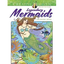 Creative Haven Legendary Mermaids Coloring Book
