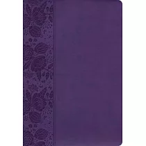 CSB Super Giant Print Reference Bible， Purple Leathertouch， Value Edition