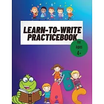 Learn to write practicebook： Preschool writing Practicebook for kids / Alphabet Handwriting Practice for Kindergarden / ABC print handwriting noteb