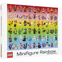 樂高人偶彩虹拼圖1000片LEGO Minifigure Rainbow 1000─Piece Puzzle