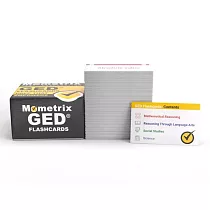 GED Test Prep Flash Cards 2023─2024： GED Flashcard Study Guide with Practice Test Questions for All Subjects [Full Color Cards]