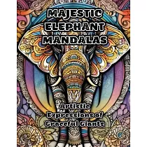 Majestic Elephant Mandalas： Artistic Expressions of Graceful Giants