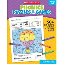 Phonics Puzzles & Games for Grades 1─2： 50+ Skill─Building Activities for Reading Success