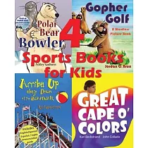 4 Sports Books for Kids： Illustrated for Beginner Readers