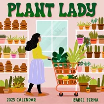 Plant Lady Wall Calendar 2025： More Plants， More Happiness