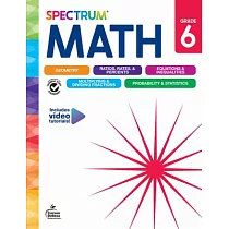 Spectrum Math Workbook， Grade 6