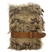 哈利波特：怪獸的怪獸書毛絨絨質感筆記本 (附收納皮帶)Harry Potter： Monster Book of Monsters Plush Journal