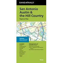 Rand McNally Folded Map: San Antonio Austin & the Hill Country Regional Map