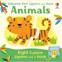 Usborne First Jigsaws and Book： Animals
