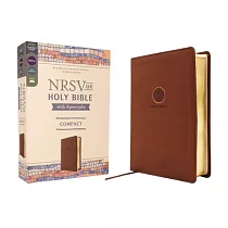Nrsvue， Holy Bible with Apocrypha， Compact， Leathersoft， Brown， Comfort Print