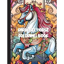 Carousel Horse Coloring Book： A Whimsical Journey of Relaxation and Creativity with 30 Enchanting Designs for Adults