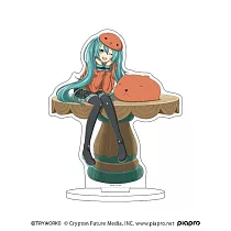 初音壓克力立牌：水豚×piapro角色01