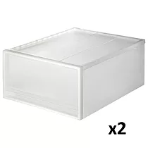 [MUJI 無印良品]PP櫥箱/大/2入
