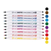 【義大利GIOTTO】粗細兩用彩色筆