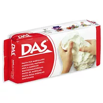 【義大利DAS】軟陶土─白色500g(2入)/(免烤軟陶)