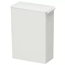 [MUJI無印良品]PP垃圾桶/方型/迷你/約0.9L