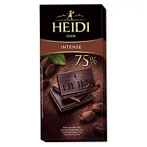 《赫蒂Heidi》75%黑巧克力 80g(到期日2025/10/16)