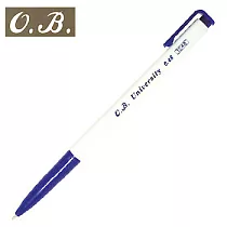 (盒裝50支)O.B.#1048自動原子筆0.48藍