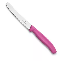 VICTORINOX 瑞士維氏番茄刀+刀套組─ 粉