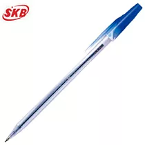 (盒裝12支)SKB SB─202秘書型原子筆0.7藍