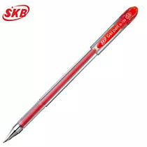 (盒裝12支)SKB G─105中性筆0.5紅