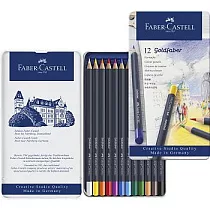【FABER─CASTELL】GOLDFABER油性色鉛筆 12色