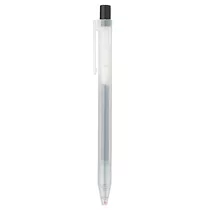 [MUJI無印良品]自由換芯按壓滑順膠墨筆/黑0.5mm