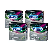 Durex杜蕾斯─飆風碼 保險套(3入)*4組