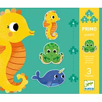 【Djeco智荷】海洋動物造型拼圖