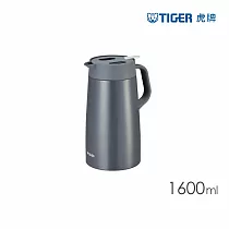 TIGER虎牌 北歐時尚輕巧大容量桌上型保溫水壺不鏽鋼保溫瓶(PWO─A160) 灰色