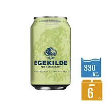 【Egekilde】接骨木萊姆香氛氣泡礦泉水330mlX6