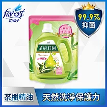 【茶樹莊園】茶樹天然濃縮洗衣精補充包 ─純淨消臭(1300g)