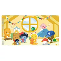 KAKAO FRIENDS─大集合遊樂款口罩收納夾(米黃)