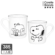 【美國康寧 CORELLE】SNOOPY馬克杯385ml─ SNOOPY