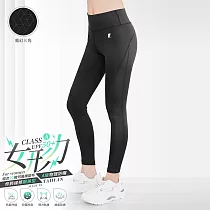 GIAT台灣製UV排汗機能壓力褲(女形力) XL 魔幻三角