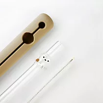 好玻GOODGLAS | Cool狗造型玻璃吸管 Cool狗