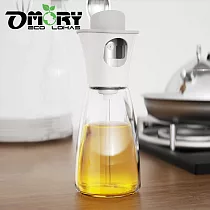 【OMORY】按壓式霧化噴油瓶180ML─ 氣質灰