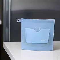 美國ZipBag易包 ─ 白金矽膠密封袋 | 隨意小袋(S) ─ 清新藍(Blue Topaz) | 最懂你需求的矽密袋進化版!