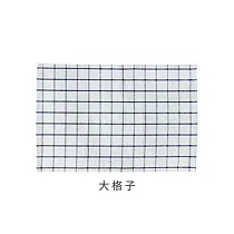 JIAGO 北歐簡約棉麻餐巾 大格子