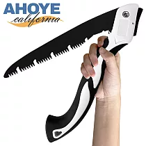 【Ahoye】SK5合金鋼摺疊手工鋸子 鋸片21cm 木工鋸 鋸樹 折疊鋸